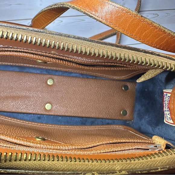 Dooney & Bourke Navy/Tan Crossbody Bag - Picture 5 of 8